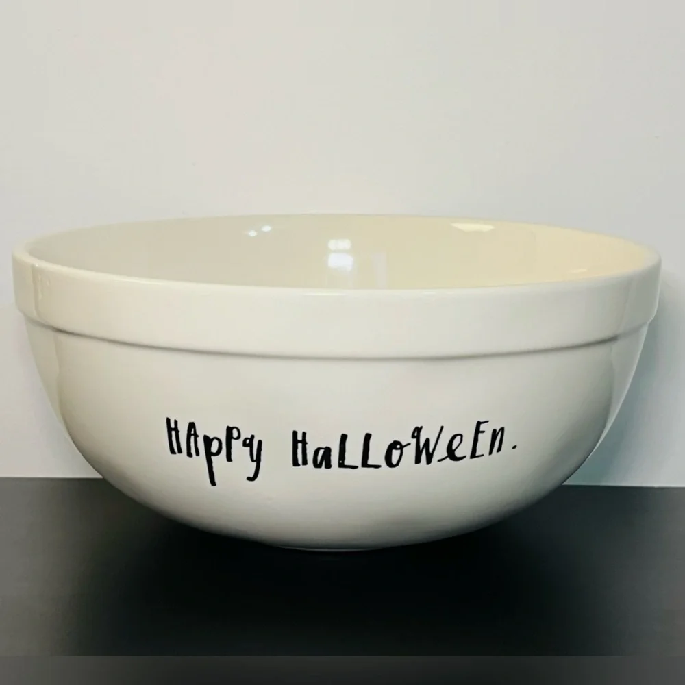 Rae Dunn XL Happy Halloween Candy Bowl